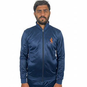 ชุดวอร์มแฟชั่นผู้ชาย พิมพ์โลโก้เองได้ ชุดวอร์มออกแบบเองสำหรับผู้ชาย ชุดวอร์มคุณภาพดีที่สุด ระบายอากาศได้ดี เหมาะสำหรับการฝึกซ้อม - Product Image 4