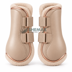 Botas de cepillado para caballos de calidad con diseño flexible, interior suave y cierre fiable para entrenamiento, competición y uso diario. - Product Image 5