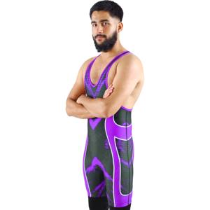 Custom Made 2025 New Custom Men's Wrestling Singlets All Sublimation Afghanistan International Singlets - Product Image 3