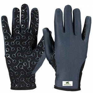 Guantes de equitación con forro polar, compatibles con pantallas táctiles, de piel sintética, ajuste seguro, mantienen tu mano segura - Product Image 3