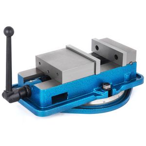 Morsa da banco in acciaio resistente da 3 pollici, morsetto di precisione con base girevole a 360 gradi, larghezza ganasce 3 pollici - Product Image 5