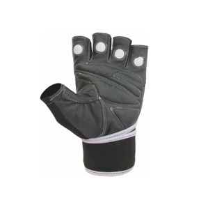 Half Finger Leather Fitness <b>Gloves</b> for Weight Lifting Gym Training Unisex Workout Gear - Product Image 3