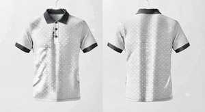 เสื้อโปโลผู้ชายลายจุด แขนสั้น ผ้าฝ้ายอ๊อกซ์ฟอร์ด สวมใส่สบาย ระบายอากาศดี ดีไซน์กระดุม ทรงปกติ - Product Image 2
