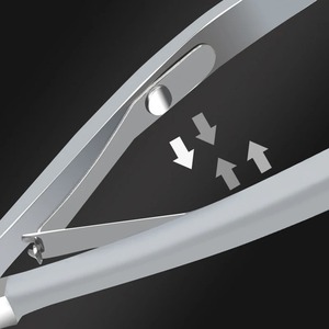 Coupe-cuticules professionnel en acier inoxydable, ciseaux à cuticules pour éliminer les peaux mortes, coupe-ongles durable et pratique pour manucure - Product Image 4
