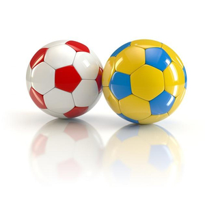 Balón de Fútbol Profesional Clásico y Duradero de Fábrica, Personalizado con Logotipo, de Cuero Compuesto de PU, Tamaño 9, con Cámara de Goma - Product Image 1