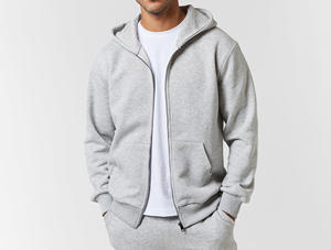 Chándal de algodón con cremallera de la mejor calidad para hombre, ropa deportiva de ajuste perfecto y conjunto informal de invierno, traje deportivo a precio de fábrica. - Product Image 2