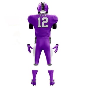 2026 New Custom Made Breathable 100% Polyester American Football Training Jerseys Uniform Set Plus Size Unisex Adult Custom Logo - Product Image 3