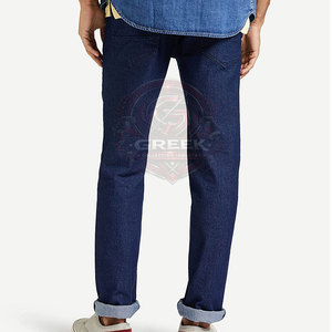 กางเกงยีนส์ลำลองผู้ชายแบบสั่งตัด ดีไซน์ระบายอากาศ เป็นมิตรกับสิ่งแวดล้อม สีพื้น ซักเบา ใส่ได้ทั้งฤดูร้อนและฤดูใบไม้ผลิ ผ้าฝ้าย 100% ขายดี - Product Image 2