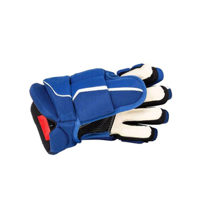 New Design Of <b>Full</b> Finger Sports Gloves Blue With White Stripe Hook And Loop Closure Non <b>Slip</b> Unisex All Seasons Polyester - Product Image 6
