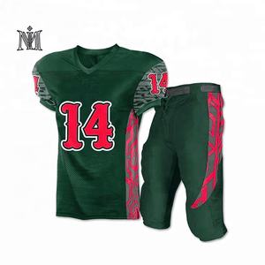 Uniforme de fútbol americano de poliéster de alta calidad, ropa deportiva personalizada Popular, pantalones cortos con estampado de nombre de jugador de talla grande - Product Image 2