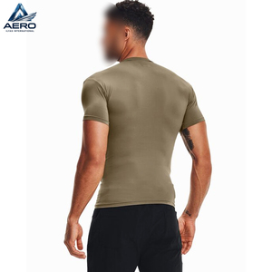 Wholesale Compression Short Sleeve T <b>Shirts</b> Custom <b>100</b>% <b>Polyester</b> Spandex Fabric Best Price Fitness Wear Compression <b>Shirts</b> - Product Image 2