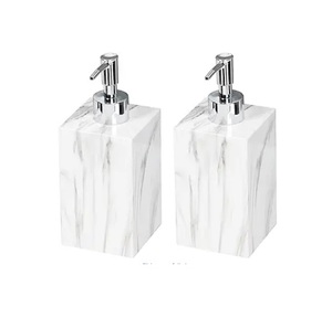 Best Quality With Marble Finished Marble Soap <b>Dispenser</b> & Gold Metal Pump Lotion <b>Dispenser</b> For Home Kitchen Counter Top - Product Image 5