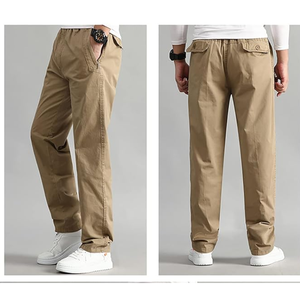 <b>Men</b>’s Cargo Jogger Pants, <b>Elastic</b> Waist Casual Long <b>Trousers</b>, Lightweight Utility Sweatpants for Everyday and Outdoor Wear - Product Image 3