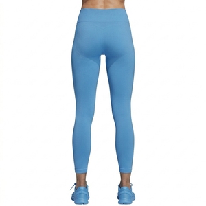 Leggings athlétiques taille haute côtelés extensibles pour femme – Idéaux pour le yoga, la gym, la course et le fitness - Product Image 4
