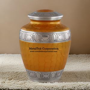Urnes de crémation commémoratives décoratives de table pour adultes Fournitures funéraires en gros Pots de cendres classiques Gatta pour services commémoratifs funéraires - Product Image 2