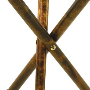 Wholesale Price Tripod Wooden <b>Folding</b> <b>Stool</b> Leather Seat Camping Outdoor Fishing Hunting <b>Stool</b> - Product Image 3
