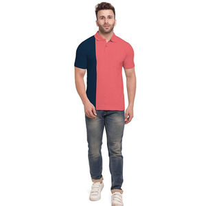 Vêtements d'extérieur pour hommes, polos personnalisés en coton pour hommes, polos d'été pour hommes grandes tailles, tissu léger, polos en coton - Product Image 4