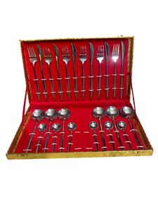 Ensemble de couverts en acier inoxydable de qualité alimentaire durable, finition miroir, cuillère, fourchette, couteau pour restaurant et cuisine à prix avantageux - Product Image 2