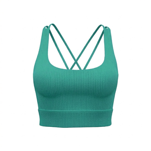Soutien-gorge de yoga de haute qualité avec dos croisé, haut de sport convertible à maintien élevé pour la course en extérieur et l'entraînement en salle de sport - Product Image 3