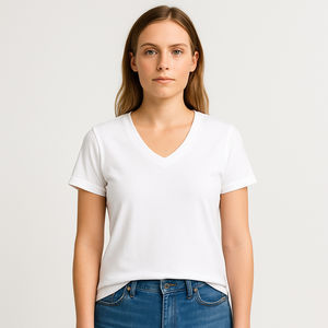 Venta al por mayor de camisetas de moda para mujer, camisetas de manga corta de verano en oferta, camisetas para mujer - Product Image 2