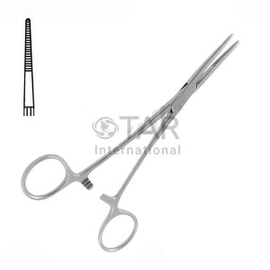 Pinzas de Hemostasia Quirúrgicas Rectas KELLY RANKIN de Primera Calidad, 16.0 cm, Instrumentos Médicos Cardiovasculares de Alta Calidad - Product Image 1