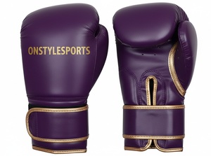 Durable Waterproof Boxing Gloves for Men Women Training Sparring Breathable Design PU Leather for Wrist <b>Strap</b> Comfortable Fit - Product Image 3