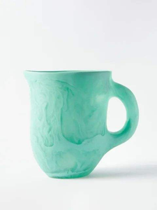 Tasses à thé en résine magnifiquement fabriquées à la main, artisanat unique, motif marbré d'Inde, design classique - Multicolores, toutes tailles disponibles - Product Image 1
