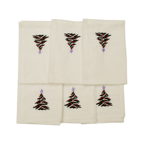 Serviette de table carrée personnalisée en coton et lin, faite à la main, réutilisable, avec broderie personnalisée pour événements de mariage - Fournisseur en gros - Product Image 2