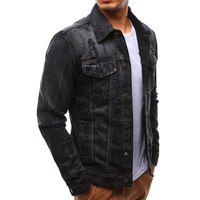 Veste en jean respirante OEM pour homme, veste en jean décontractée, veste boutonnée, veste en jean