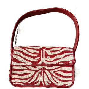 Bolso de mano de lujo con bordado de cuentas para mujer, bolso de fiesta hecho a mano con bordado de cuentas. - Product Image 6