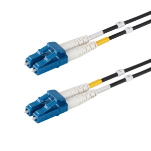 SpeedyFiberTX LC/U Chaqueta a prueba de UV LSZH negra blindada para exteriores FTTH SC Puente óptico monomodo Equipo de fibra dúplex 50M - Product Image 2