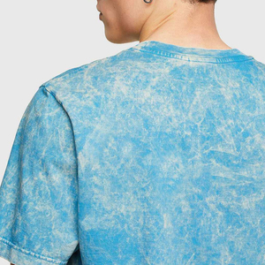Impression de logo personnalisée, prix bas, t-shirts pour hommes en tissu délavé à l'acide, vêtements de jogging pour hommes, t-shirts pour hommes en tissu délavé à l'acide - Product Image 5