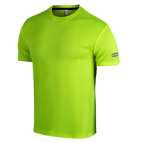 T-shirt de sport personnalisé à manches courtes pour homme, séchage rapide, respirant, décontracté, imprimé, pour l'été