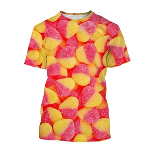 T-shirts sublimés pour hommes, design intégral, usage quotidien, texture lisse, vêtements légers. - Product Image 5