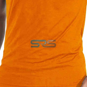 Men's Polyester Casual Summer Gym Clothing Sleeveless Workout Tank <b>Top</b> Fitness Sportswear Quick Dry - Product Image 4