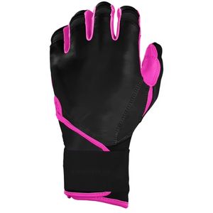 Guantes de Bateo de Béisbol Ajustables, Antideslizantes, con Palma de Cuero, Guantes Deportivos de Entrenamiento para Práctica de Bateo - Product Image 3