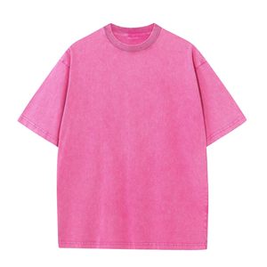 T-shirts personnalisés délavés à l'acide 240 g/m² – T-shirts vintage usés pour votre marque – T-shirt épais de haute qualité - Product Image 3