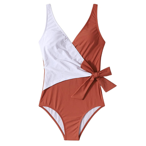 Women One Piece Swimming Costume Scoop Neck Bathing Suit Soft Stretch Swimwear Quick Dry Beachwear Pool Clothing Summer Fitness - Product Image 5