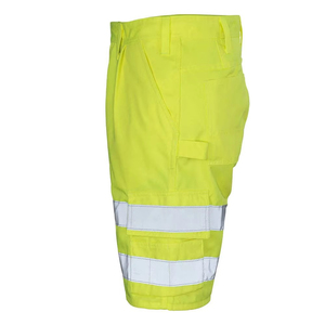 Shorts de travail haute visibilité, réfléchissants, robustes, cargo, pour la construction, vêtements de travail industriels, OEM, vente en gros - Product Image 4