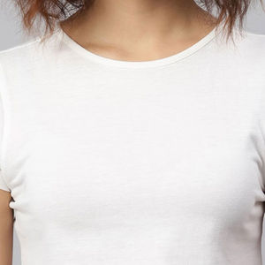 Camiseta corta de algodón para mujer, estilo deportivo, diseño moderno, ropa cómoda para el comercio internacional - Product Image 2