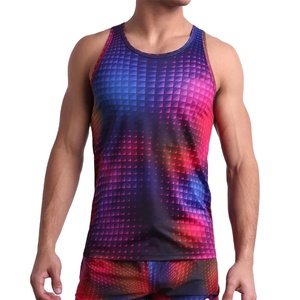 เสื้อกล้ามชายแขนกุดยืดได้สำหรับออกกำลังกายกลางแจ้งหรือยิม - Product Image 1