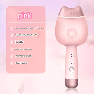 Bigoudi automatique professionnel <span class=keywords><strong>32</strong></span> <span class=keywords><strong>MM</strong></span> rouleaux portables attelle de <span class=keywords><strong>fer</strong></span> négatif bigoudi ondulé oreilles de chat mignon <span class=keywords><strong>fer</strong></span> à friser - Product Image 3