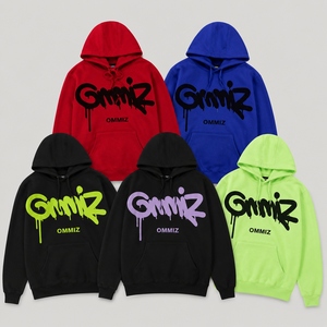 Sweat-shirts de survêtement pour hommes de haute qualité, épais, 100% coton, écologiques, coupe-vent, hiver, streetwear hip-hop - Product Image 1