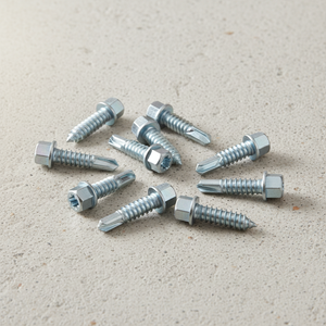 Tornillos Autoperforantes de Cabeza Hexagonal, Clase 8, Acero al Carbono, Zincados/Galvanizados/Fosfatados, en Pulgadas/Métricos, para Techos y Estructuras, OEM Disponible, PDC - Product Image 1