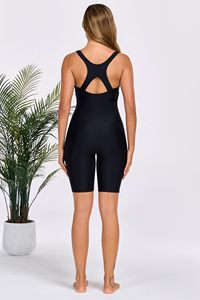 High Quality Women's Spandex/Polyester <b>Bodysuit</b> One-Piece Swimwear Print Appliques Removable Padded Quick Dry Breathable Anti-UV - Product Image 4