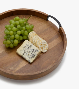 Unique handcrafted wooden serving <b>tray</b> for rustic farmhouse style kitchen dining serving breakfast lunch dinner - Product Image 4