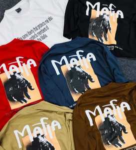 Colección de camisetas de algodón estampadas para hombre |   Camiseta Moderna con Cuello Redondo y Estampado Gráfico |   Ropa Casual de Verano de Lujo con Tacto Suave - Product Image 4