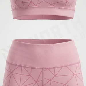 Seamless Sportswear Solid <b>Cross</b> Bra Fitness Strap High Waisted Quick Dry Running Pants Work Sets Women Gym Activewear - Product Image 5