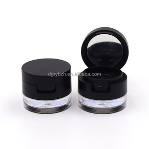 Rayee esistente stampo personalizzato 3g 5g doppio strato barattolo di polvere sciolta rotondo nero chiaro in polvere scatola compatta - Product Image 2