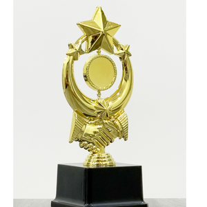 Elegant Plastic <b>Trophy</b> with Custom Logo Printing for Award Functions - Product Image 1